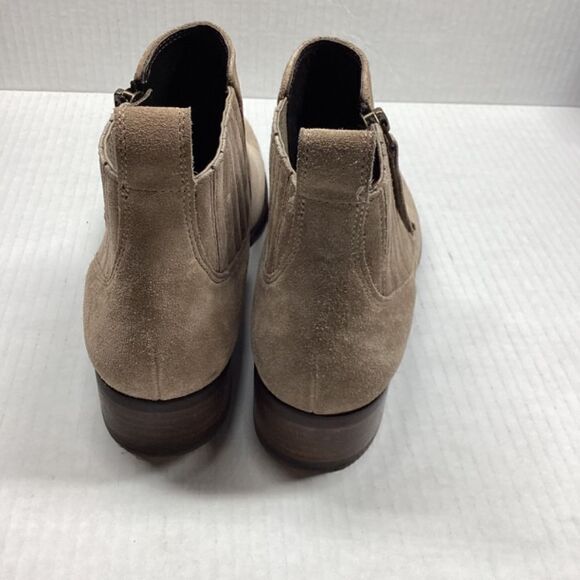 Paul Green Natalie Antelope Suede Taupe Ankle Boots Size 5 - Picture 5 of 12